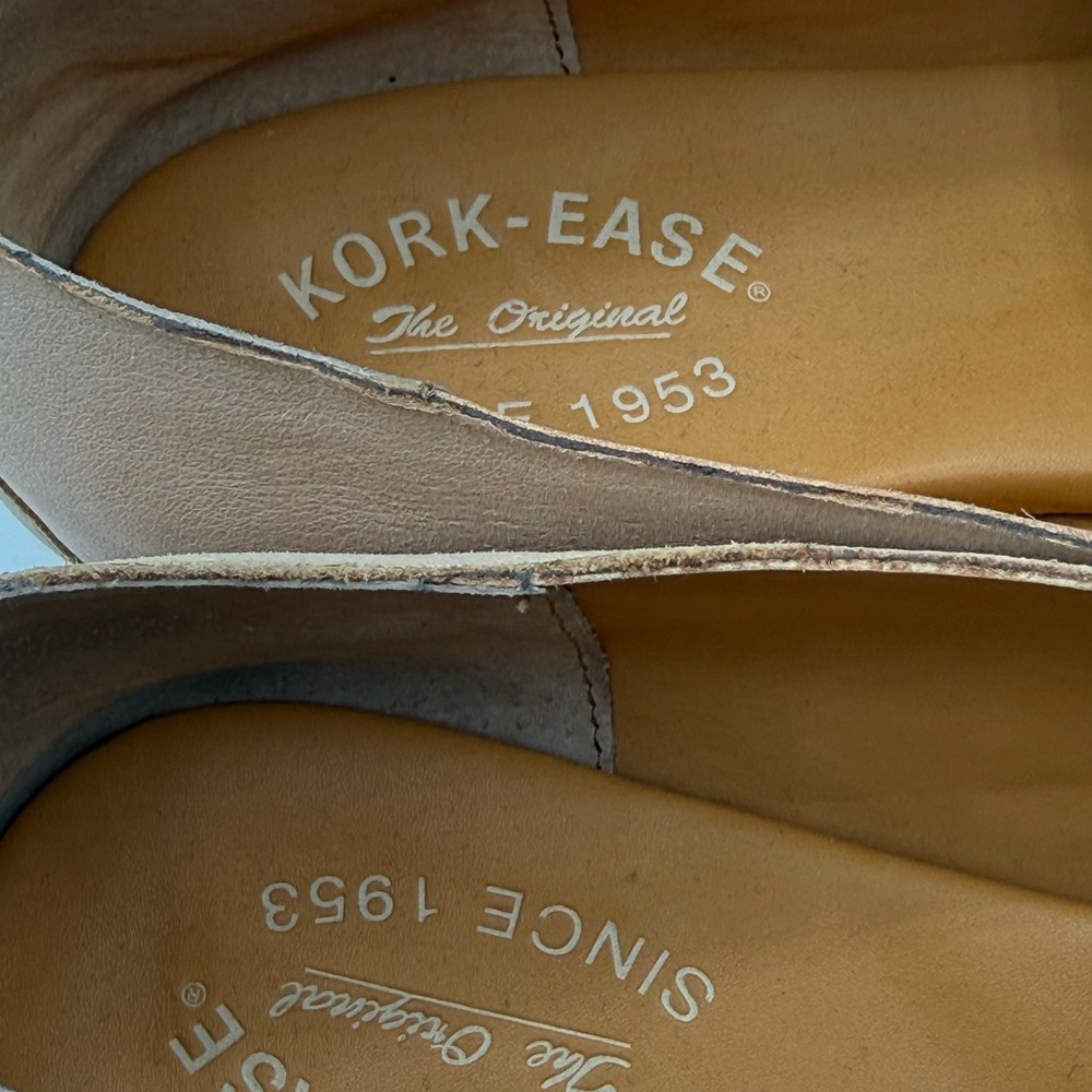 Kork-Ease Meg Black Loafer Hand-Made Moc-Toe Loafer Size 9.5M - Picture 12 of 16